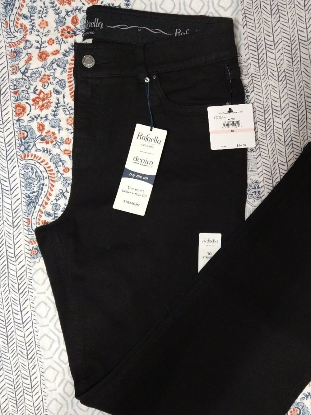 Rafaella Stretch Black Jeans